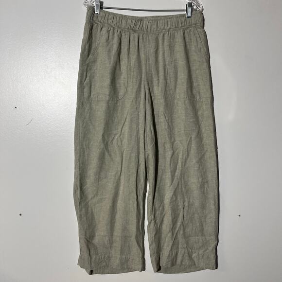 Jones New York Pants - Jones’s New York Wide Leg Linen Cream Casual Comfy Pants Women’s Size Large